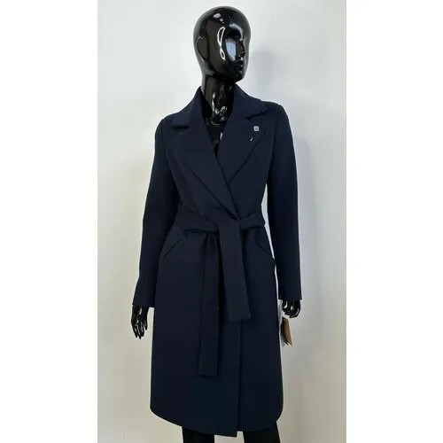 Пальто, размер 44, синий