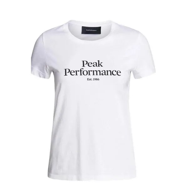 Женская футболка Peak Performance Original белая черная