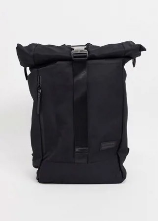 Рюкзак с отворачивающимся верхом Consigned-Черный цвет