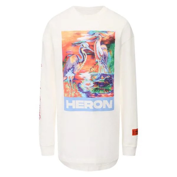 Хлопковый лонгслив Heron Preston