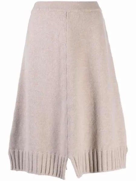 Pierantoniogaspari шерстяная юбка в рубчик