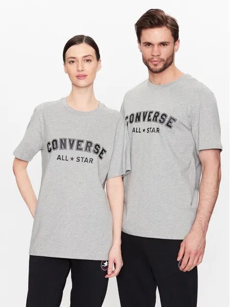 Футболка стандартного кроя Converse, серый