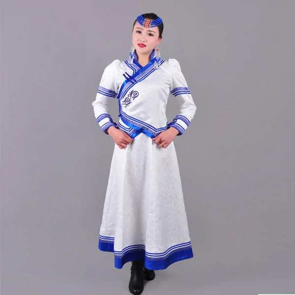 Национальная одежда для выступлений одежда для Монголии женский костюм для тибетского танца топ в монгольском стиле и большие комплекты с юбкой