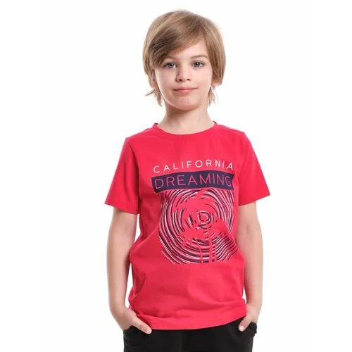 Футболка Mini Maxi, размер 98, красный