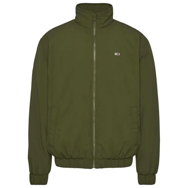 Куртка Tommy Jeans Essential Padded, зеленый