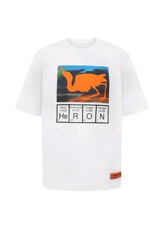 Хлопковая футболка Heron Preston