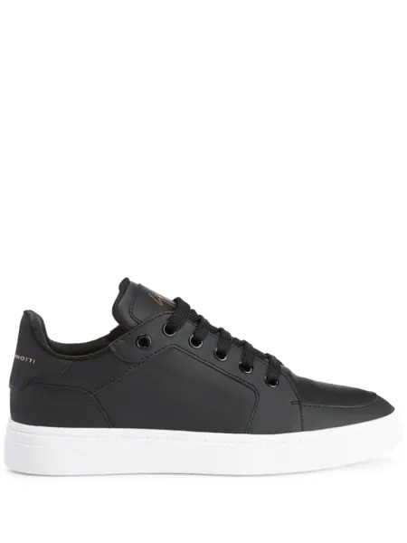 Giuseppe Zanotti кеды на шнуровке, черный