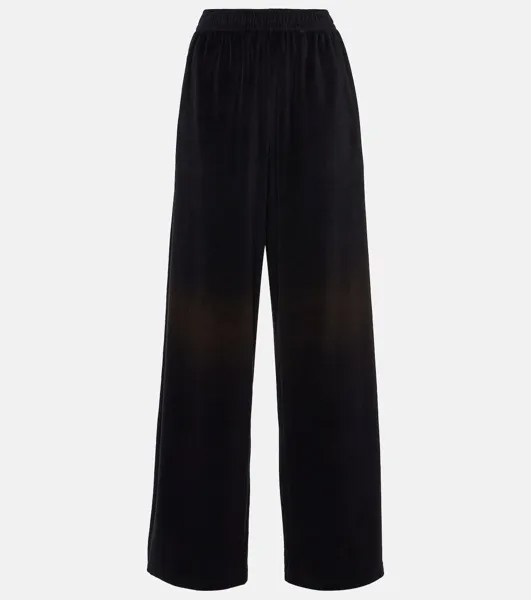 Спортивные брюки из смесового хлопка Acne Studios, черный