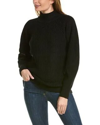 Женский шерстяной свитер оверсайз с водолазкой Bcbgmaxazria