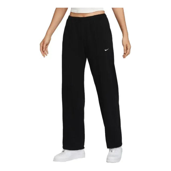 Штаны спортивные штаны из махровой ткани Nike, черный