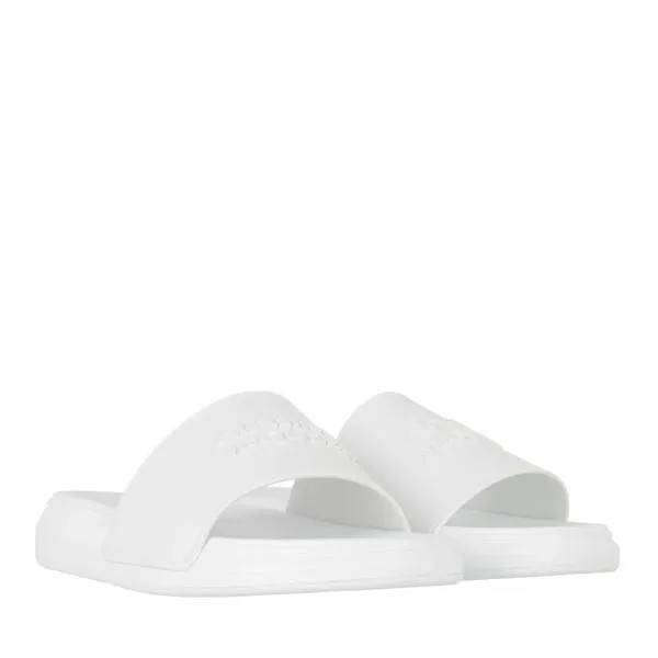 Сандалии slide sandals Alexander Mcqueen, белый