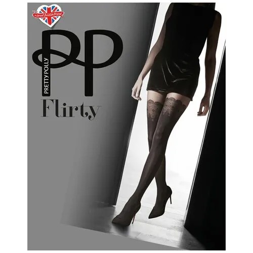 Колготки Pretty Polly, 20 den, размер S-L, черный