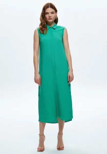 Платье-рубашка adL, зеленый
