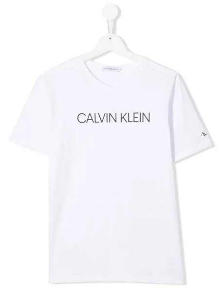 Calvin Klein Kids футболка с логотипом