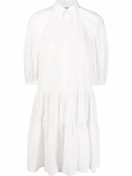 Платье-рубашка с объемными рукавами Comme Des Garçons Comme Des Garçons, белый