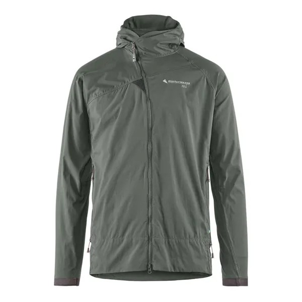 Спортивная куртка Klättermusen Nal Hooded softshell, зеленый