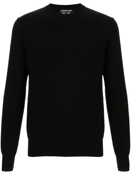 Comme Des Garçons Homme Deux шерстяной джемпер с круглым вырезом