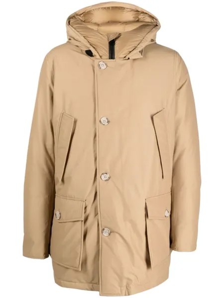Woolrich парка Arctic с капюшоном, нейтральный цвет