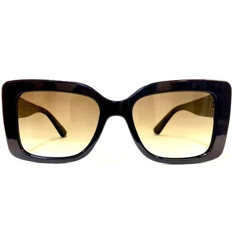 Солнцезащитные очки Fedrov, квадратные, оправа: пластик, поляризационные, с защитой от УФ, градиентные, для женщин, бордовый