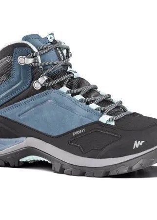 Ботинки водонепроницаемые для горных походов женские синие MH500 Mid QUECHUA Х Декатлон 40