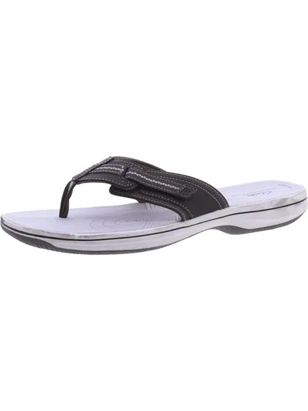 Женские шлепанцы Brinkley Jazz с мягкой стелькой и носком Cloudsteppers by Clarks, цвет Pewter