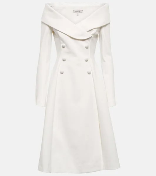 Платье миди с открытыми плечами Emotional Essence DOROTHEE SCHUMACHER, белый