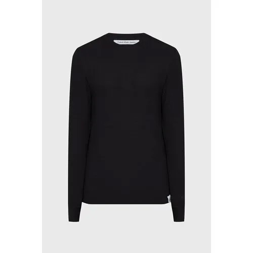Лонгслив CALVIN KLEIN, размер 50, черный