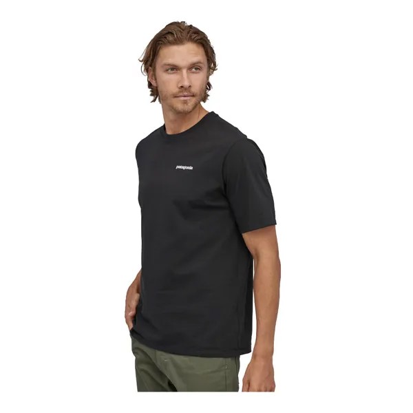 Спортивная футболка Patagonia P-6 Logo Responsibili-Tee, черный