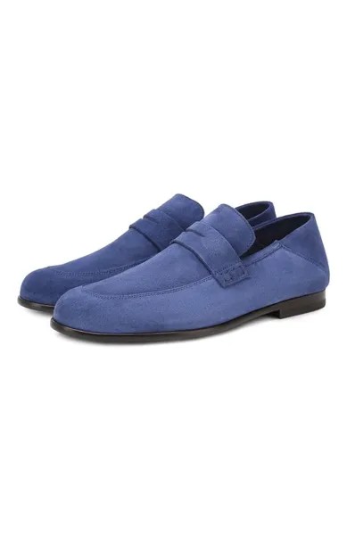 Замшевые пенни-лоферы Harrys of London