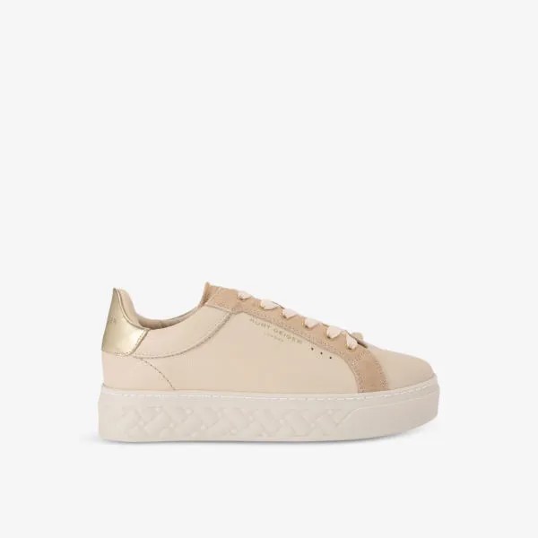 Кроссовки kensington cupsole из кожи с тиснением логотипа Kurt Geiger London, красный