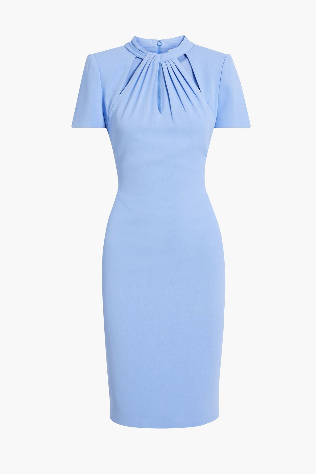 Платье из крепа с вырезами BADGLEY MISCHKA, синий