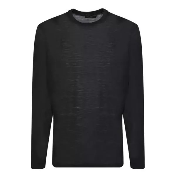 Футболка jersey and wool t-shirt Dell'Oglio, черный