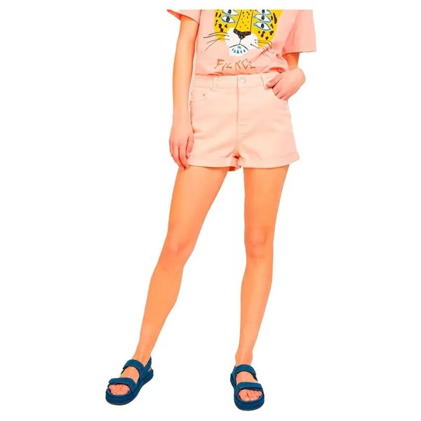 Шорты Jack & Jones Hazel Mini Akm LN High Waist Shorts JJXX, бежевый