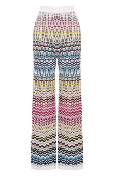 Брюки из хлопка и вискозы Missoni