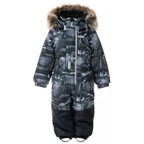 Комбинезон для мальчиков ROCK K22426A-9100 Kerry, Размер 110, Цвет 9100-черный с рисунком