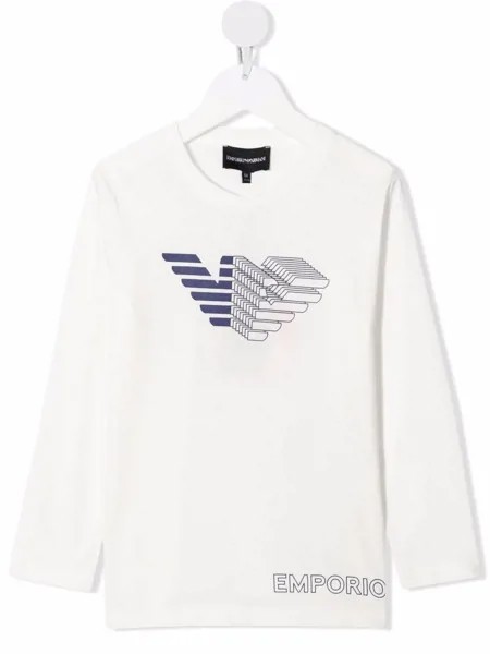 Emporio Armani Kids футболка с логотипом