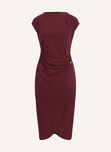Платье из джерси с запахом Lauren Ralph Lauren, фиолетовый