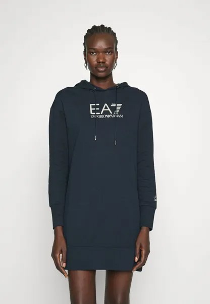 Платье из джерси Armani Emporio, темно-синий