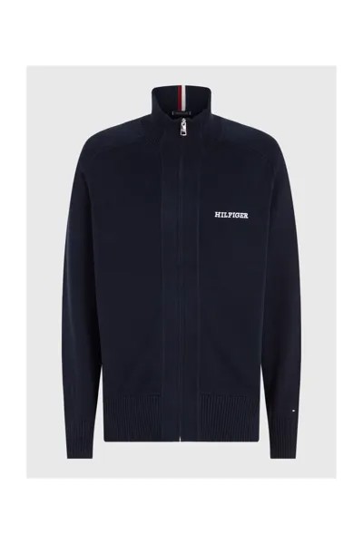 Кардиган - Синий - Классический крой Tommy Hilfiger, синий
