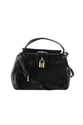 Черная сумка-портфель Olivia And Joy Idina в смешанной технике