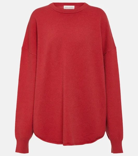 Свитер N°53 Crew Hop из смесового кашемира EXTREME CASHMERE, красный