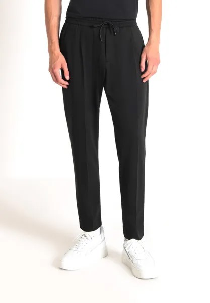 Брюки Neil Regular Fit Trousers With Central Crease Antony Morato, черный