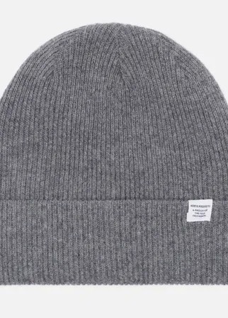 Шапка Norse Projects Norse Beanie, цвет серый