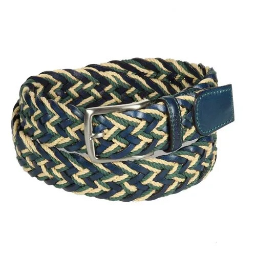 Мужской ремень 910/35 1906/12 green/beig