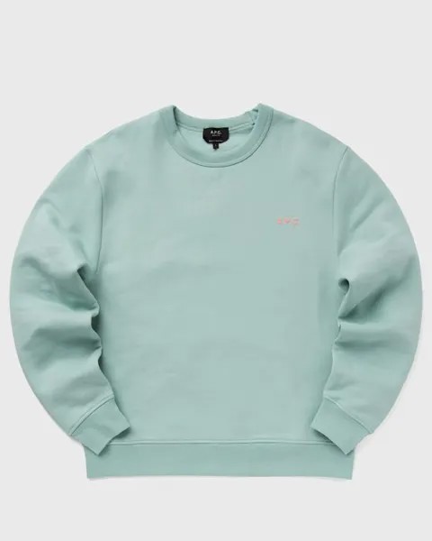 Толстовка A.P.C. Sweat Boxy Petit Vpc, цвет vert deau/rose clair