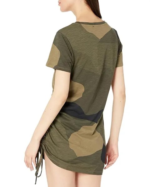 Платье Sanctuary The Drawstring T-Shirt Dress, цвет Green Scape