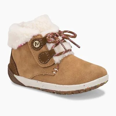 Замшевые ботинки Merrell Boy Bare Steps Cocoa Jr.