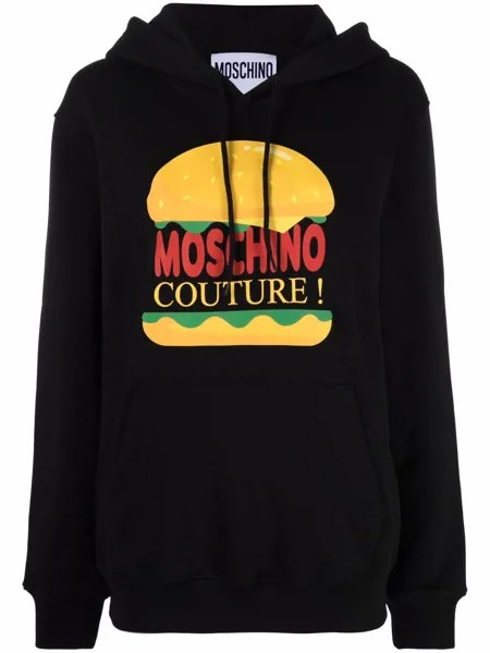 Moschino худи с принтом