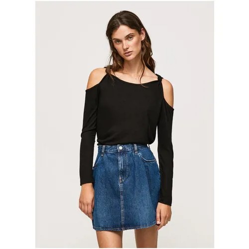 Лонгслив Pepe Jeans, размер XS, черный
