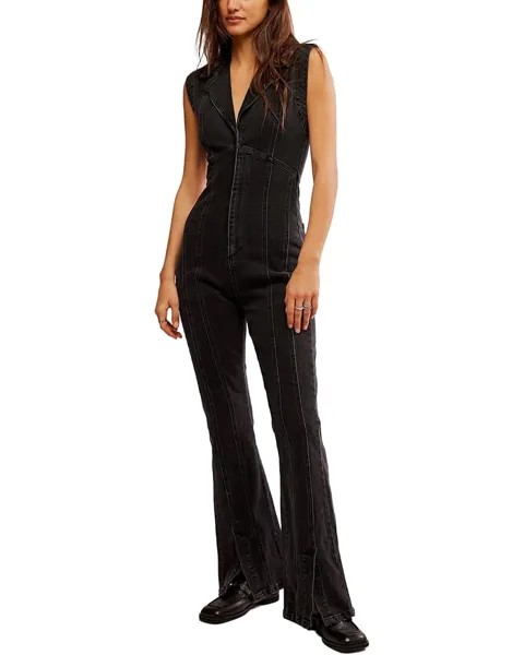 Джинсы Free People Crvy Ring The Alarm One-Piece, цвет Danger